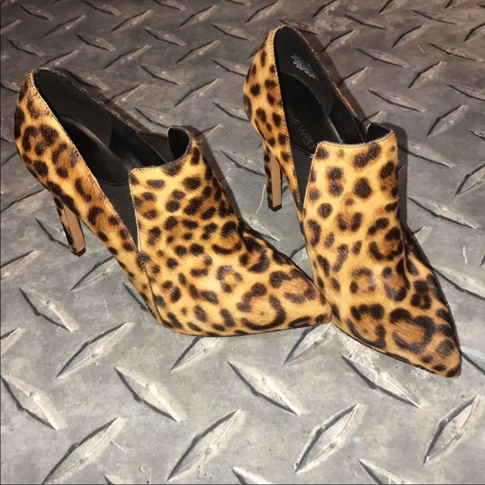 Cheetah/leopard booties